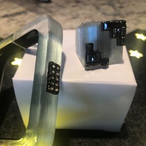 Alexis Bittar  bracelet and ring